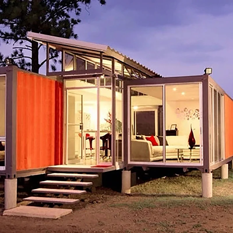 Flat Pack Modular Movable and Easy Installation Prefabricated Container House with Luxury Decoration and Modular Container House