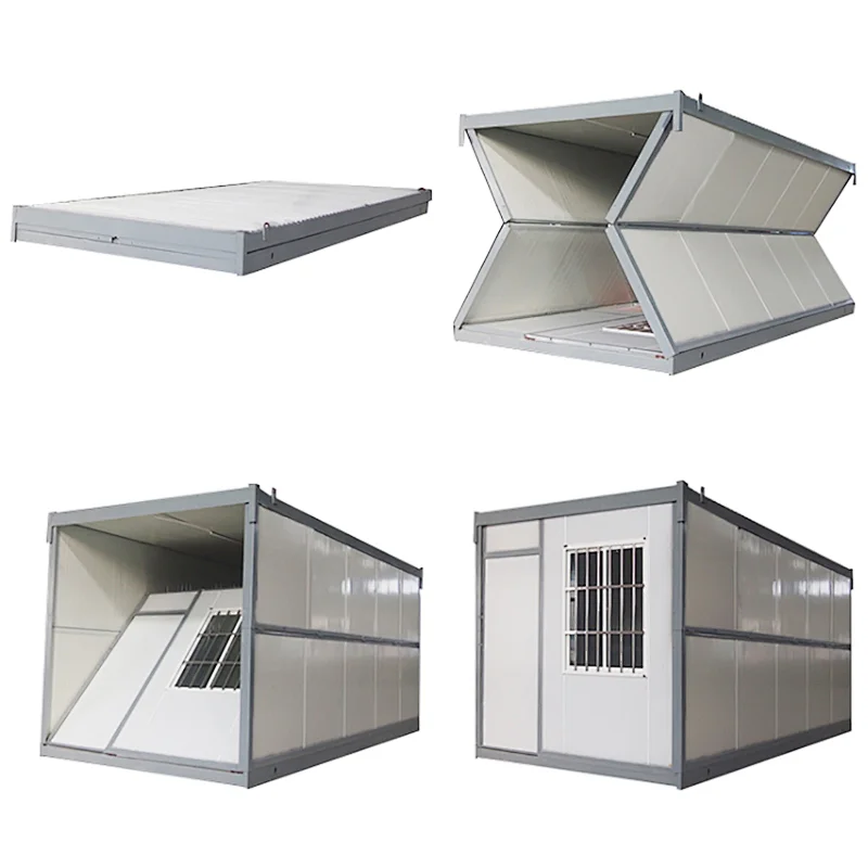 Galvanized Steel Structures Folding  Container House