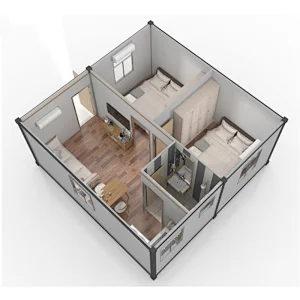 New modern container house drawing