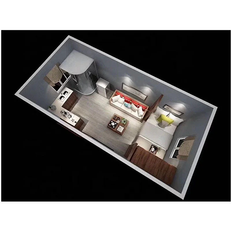 Portable house drawing