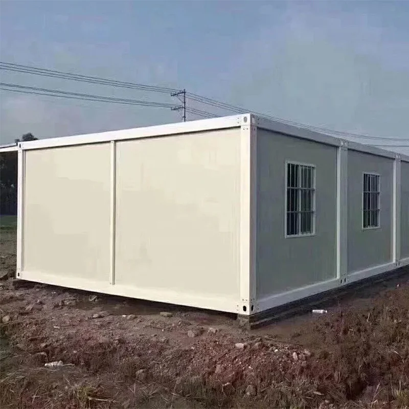 New Design Modular Steel Frame Glass Wall Container Homes Houses