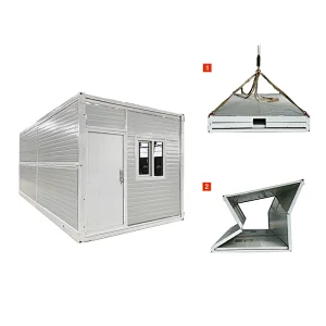 Prefabricated folding mobile container  home
