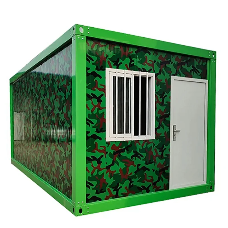 Prefab Flat 2 Storey Prefabricated Living Home Flat Pack Container House for Office
