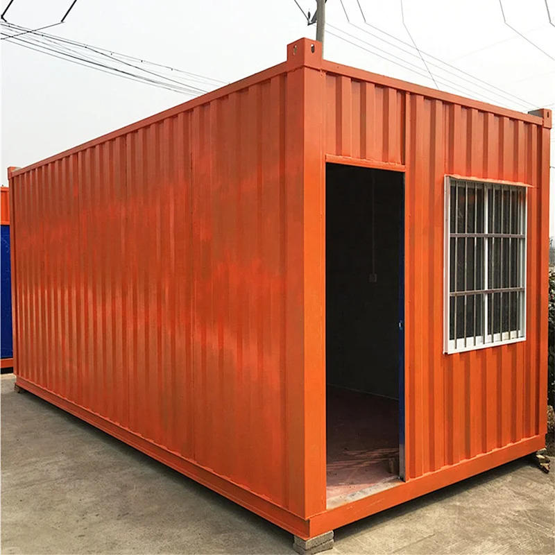 Colorful shipping container house