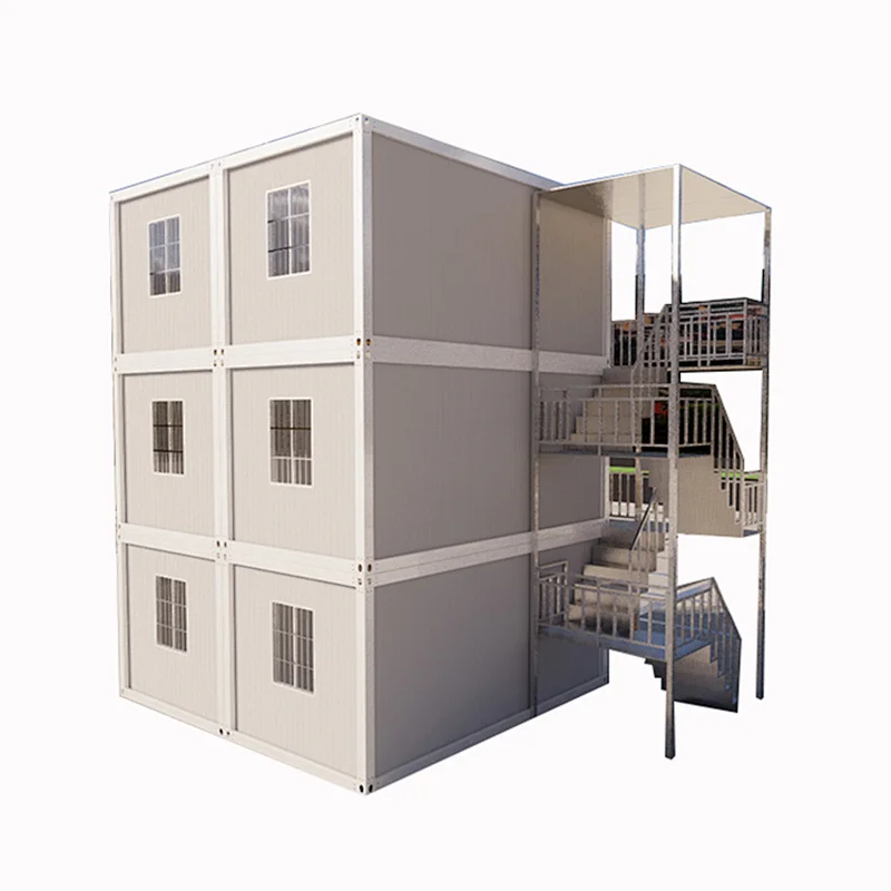 Three-floor Prefabricated Homes for dormitory classroom
