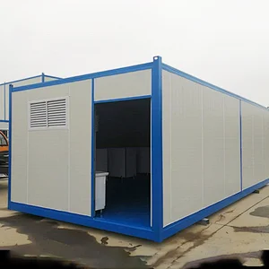 Prefabricated mobile container toilet