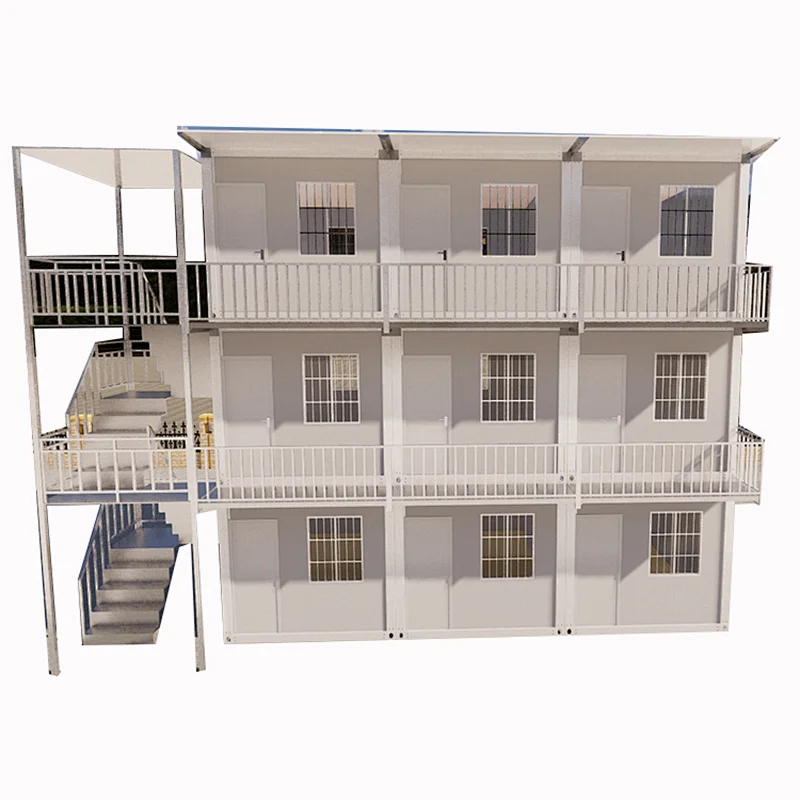 Three-floor Prefabricated Homes for dormitory classroom