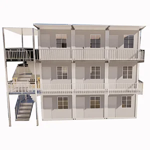 Three-floor Prefabricated Homes for dormitory classroom