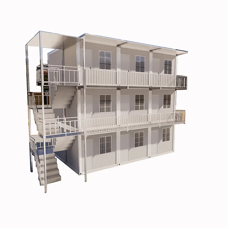 Three-floor Prefabricated Homes for dormitory classroom