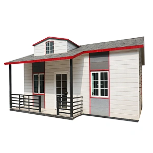 Light steel frame house building prefab houses villa