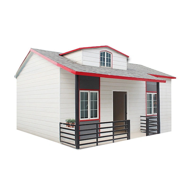 Light steel frame house building prefab houses villa