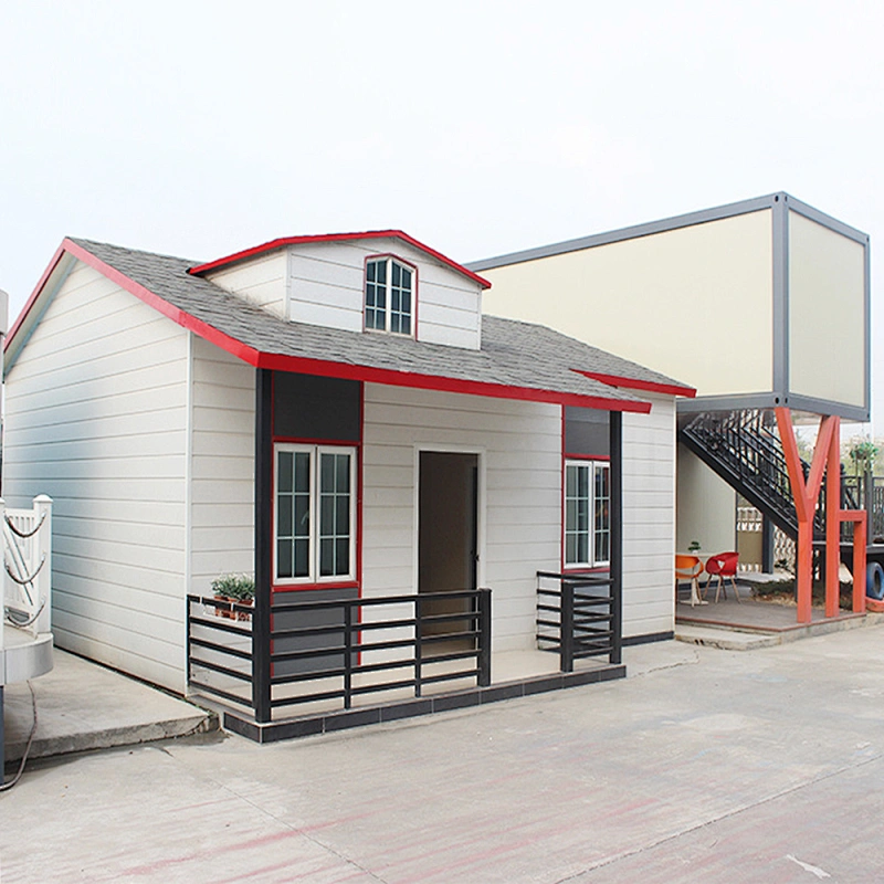 Light steel frame house building prefab houses villa