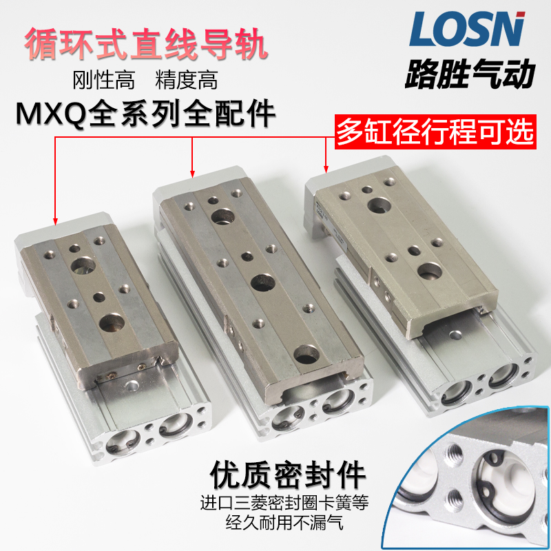 SMC Type Air Slide Table MXQ Yueqing Lusheng Pneumatic Co., Ltd.