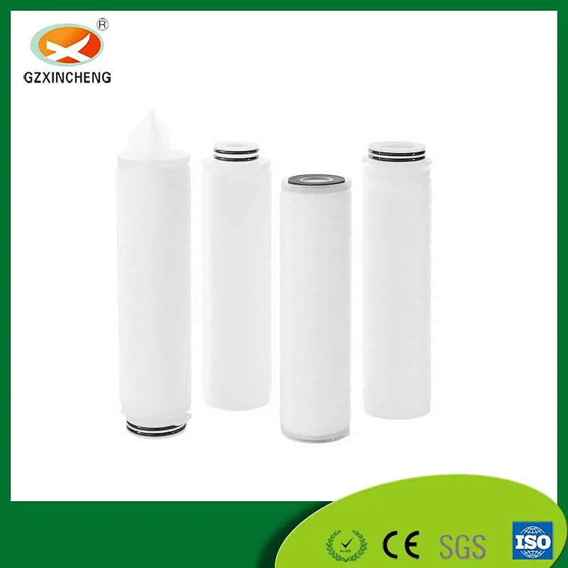 PTFE pleated filter cartridge