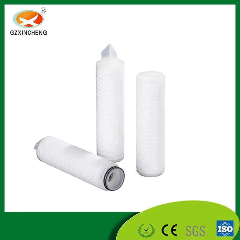 PTFE pleated filter cartridge