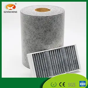 Sandwich activated carbon cloth