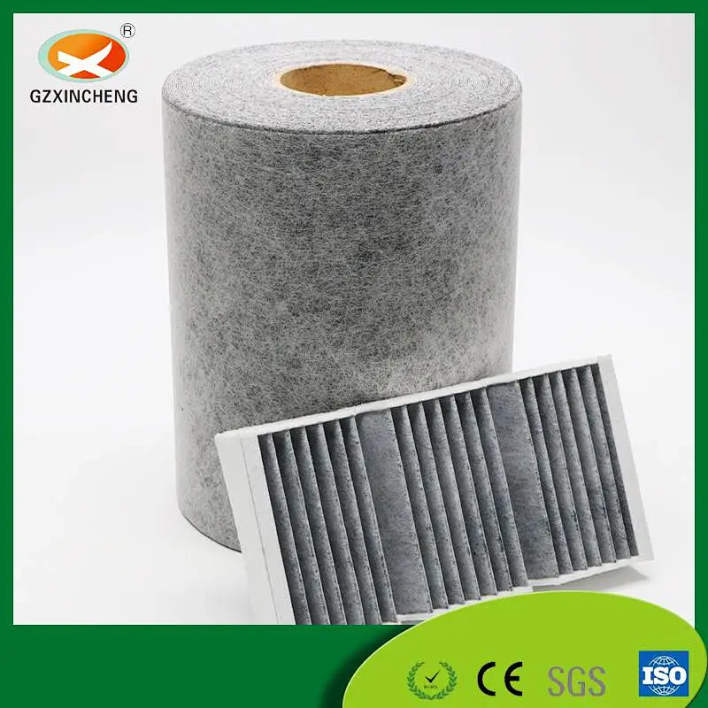 Sandwich activated carbon cloth