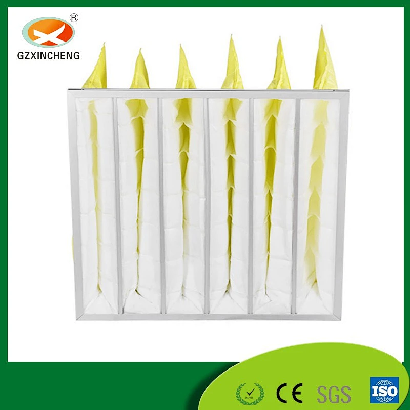F9 bag filter used in air purification system