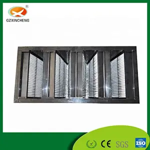 V-type activated carbon combined air filter