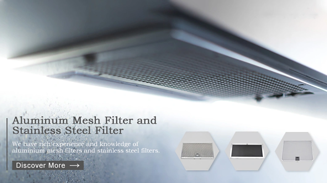 metal mesh kitchen filter,kitchen cooker hood home greas filter,grease filter and cooker hood filter