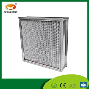 H14 High Temperature Resistance Hepa Filter with Stainless Steel Frame