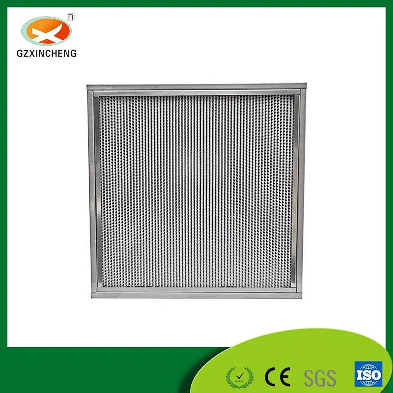 H14 High Temperature Resistance Hepa Filter with Stainless Steel Frame