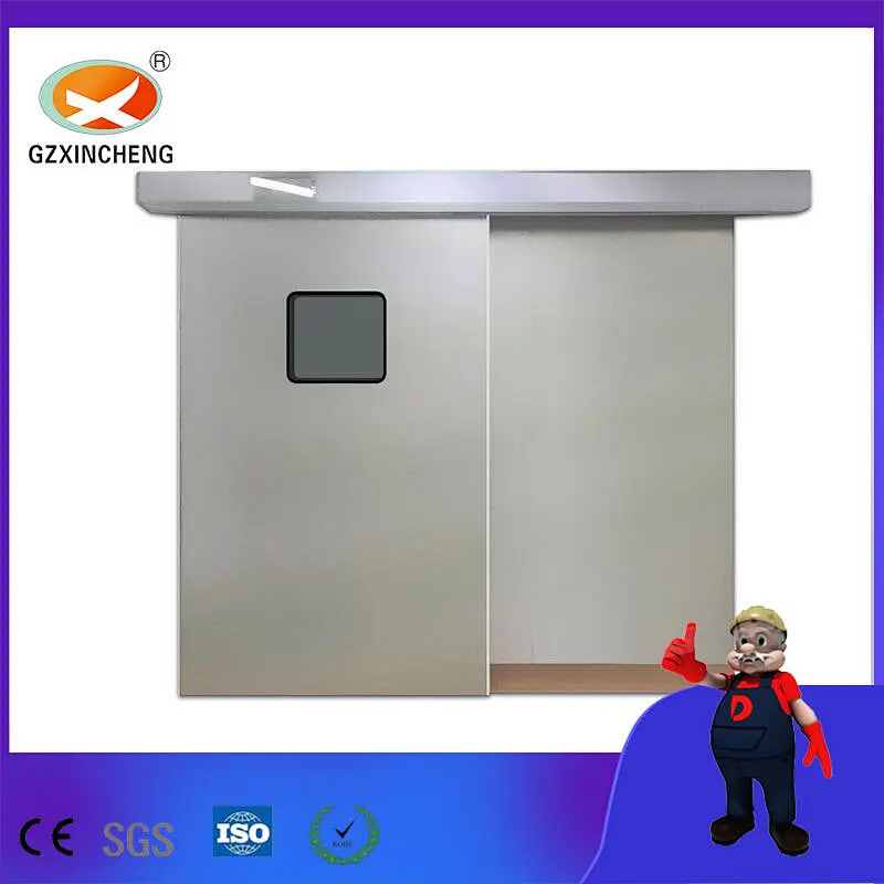 Professional China Automatic Stainless Steel Clean Room Sliding Door for Hospital Laboratory