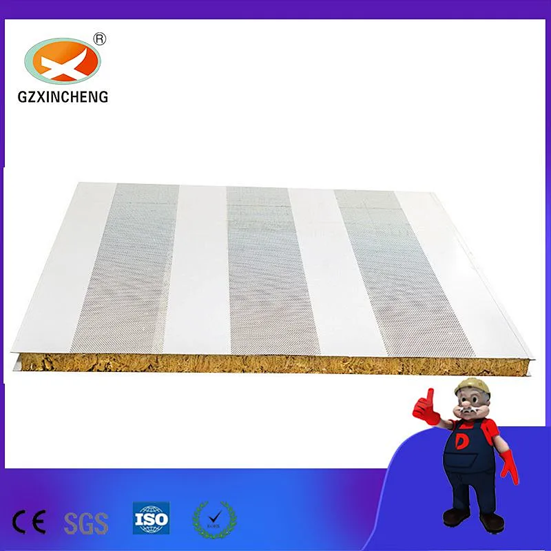 Sound Absorbing Insulated Mineral Wool Sandwich Panel