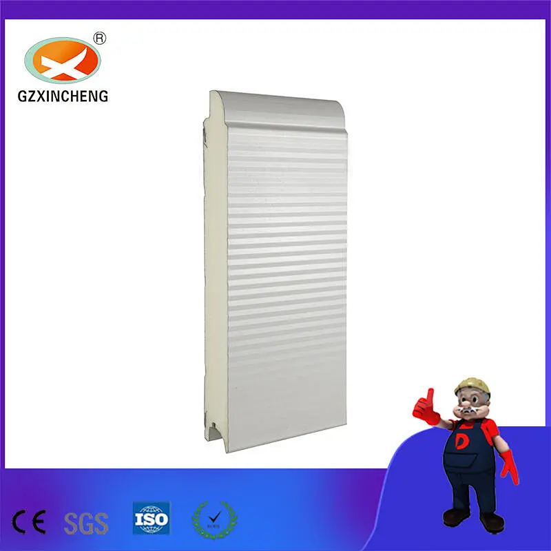 Manufacturer Hot Sale Vertical High Performance Sectional Overhead Garage Door PU Panel