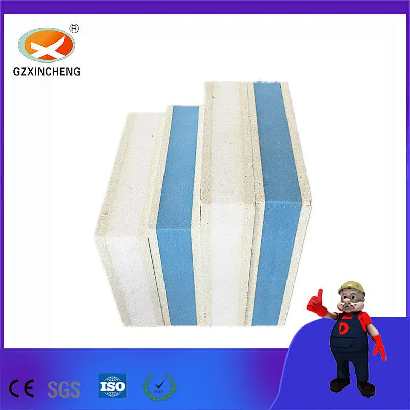 Cheap high quality MGO EPS/ XPS fireproof material SIP magnesium oxide board sandwich panel for exterior and interior wall