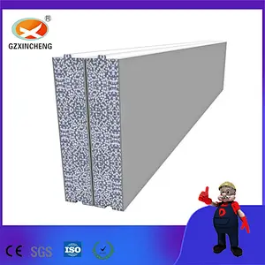 Panel sándwich de espuma de poliuretano de acero modificado para requisitos particulares para tablero de pared / techo