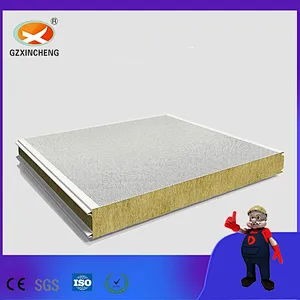 Sound Absorbing Insulated Mineral Wool Sandwich Panel