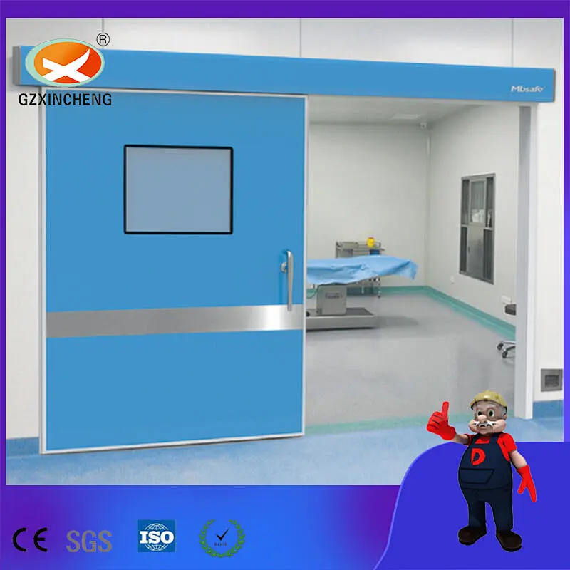 Professional China Automatic Stainless Steel Clean Room Sliding Door for Hospital Laboratory