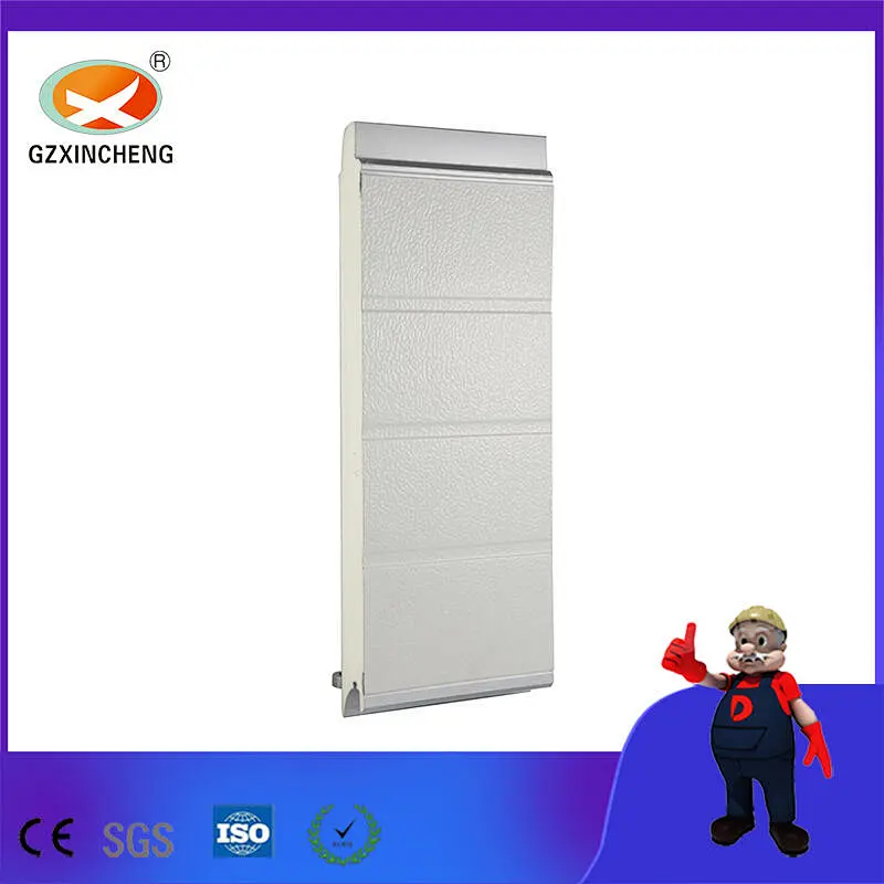 Manufacturer Hot Sale Vertical High Performance Sectional Overhead Garage Door PU Panel
