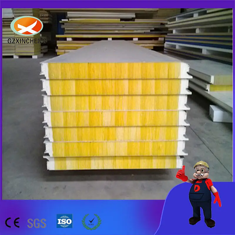 Tongue-and-Groove Glass Wool Sandwich Panel