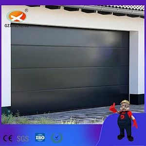 China Supplier Automatic Steel Overhead Garage Door with Torsion Spring