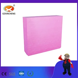 Pink Color 20mm 300pka XPS foam wall board