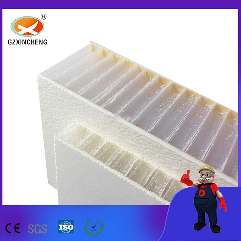 Composites Fiberglass Plastic PP Honeycomb Sandwich Panel for Side Wall/Prefab House/Truck Box