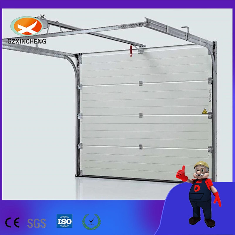 China Supplier Automatic Steel Overhead Garage Door with Torsion Spring