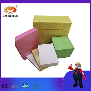 Pink Color 20mm 300pka XPS foam wall board