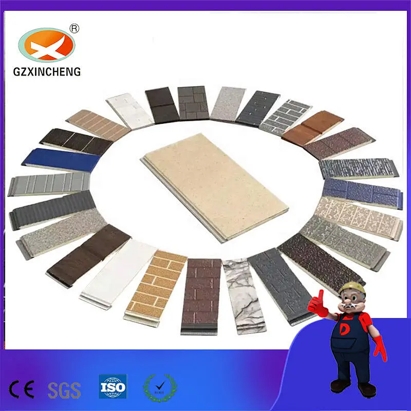 Metal Carved Board PU Sandwich Panel Decorative Metal Wall Panel for Exterior Decoration