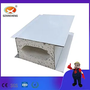 High Quality GMP Certified Magnesium Oxysulfate Insulated Sandwich Panel