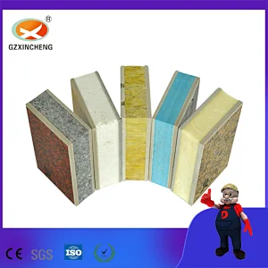 Factory Directly New Building Materials Exterior Wall Thermal Insulation Decorative EPS/Rock Wool Sandwich Wall Panels