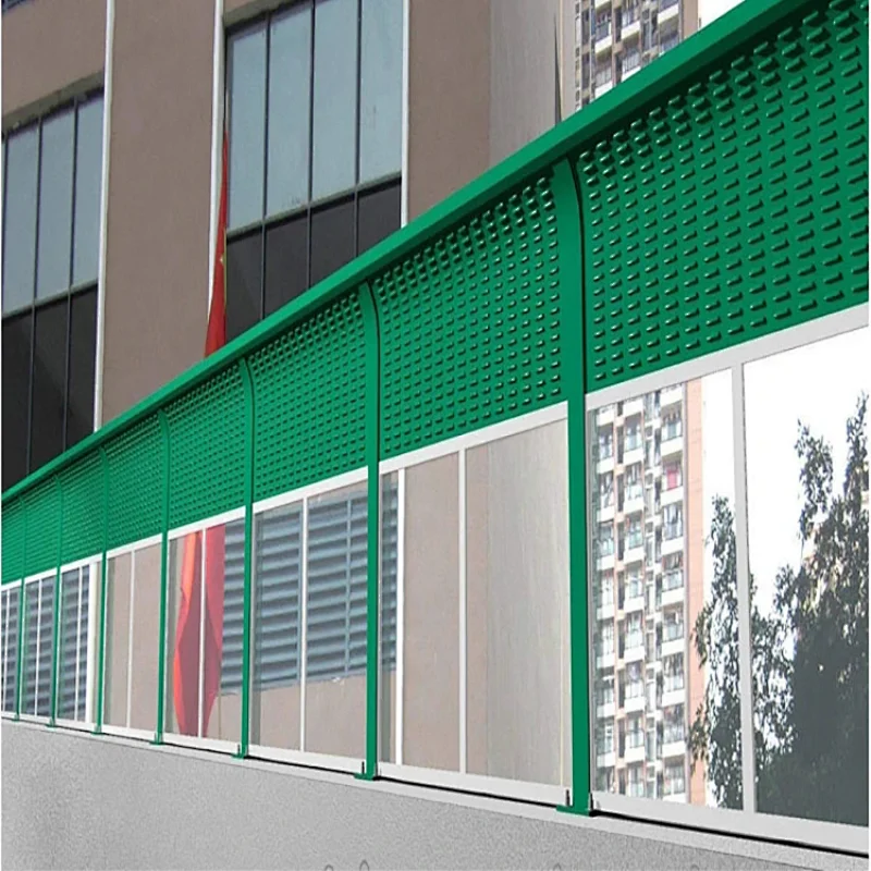 Metal Galvaized  Noise Reduction Barrier Panel
