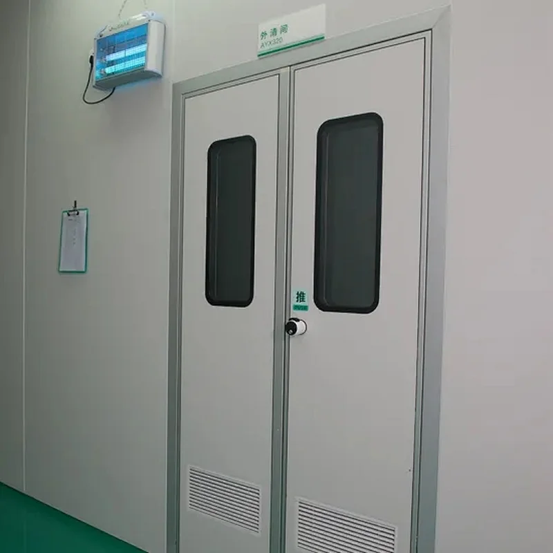 Custom High Quality Clean Room Doors for Laboratory Cleanroom Security Steel Door From China