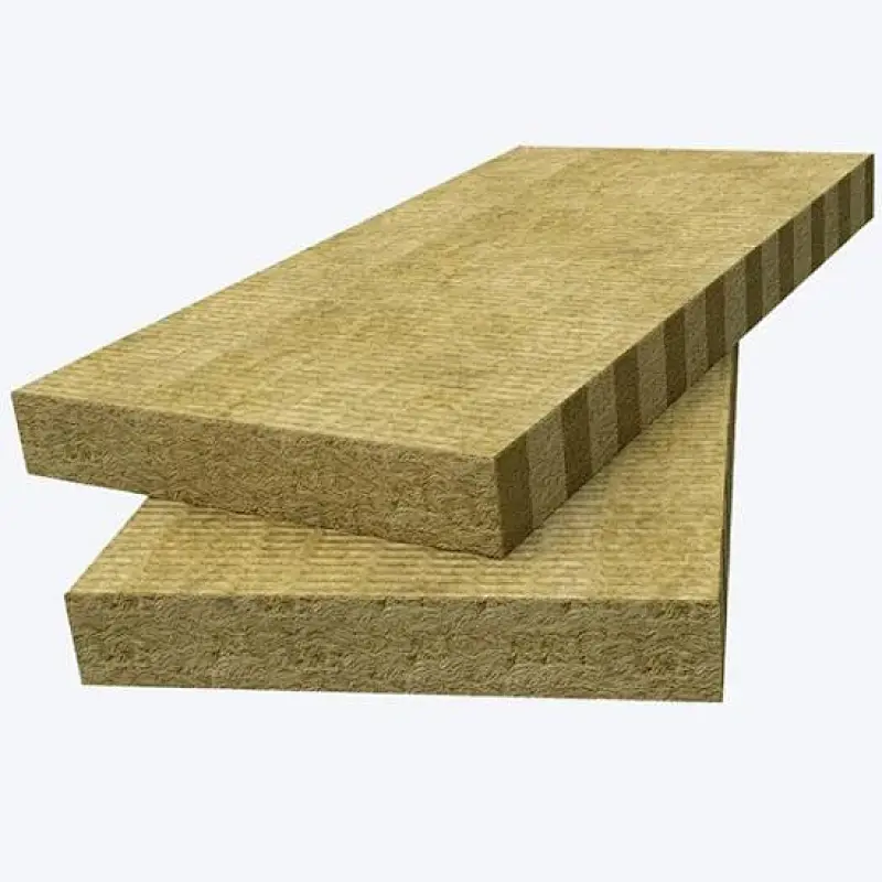 Tablero de lana de roca con aislamiento térmico de 80 kg / m³