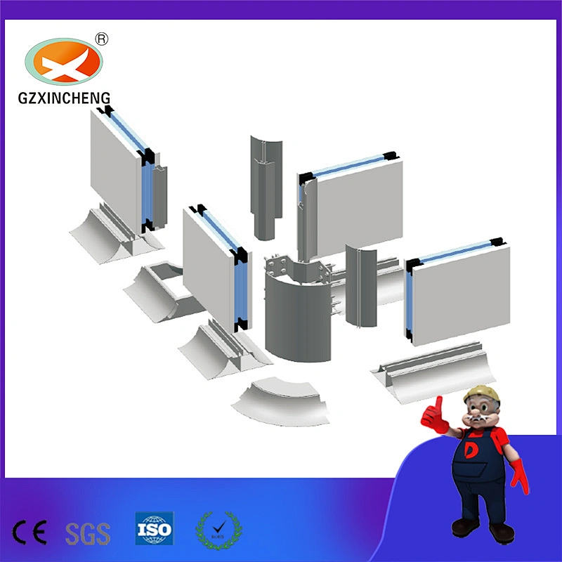 Cleanroom Aluminum Profiles Section for Scientific Research Room