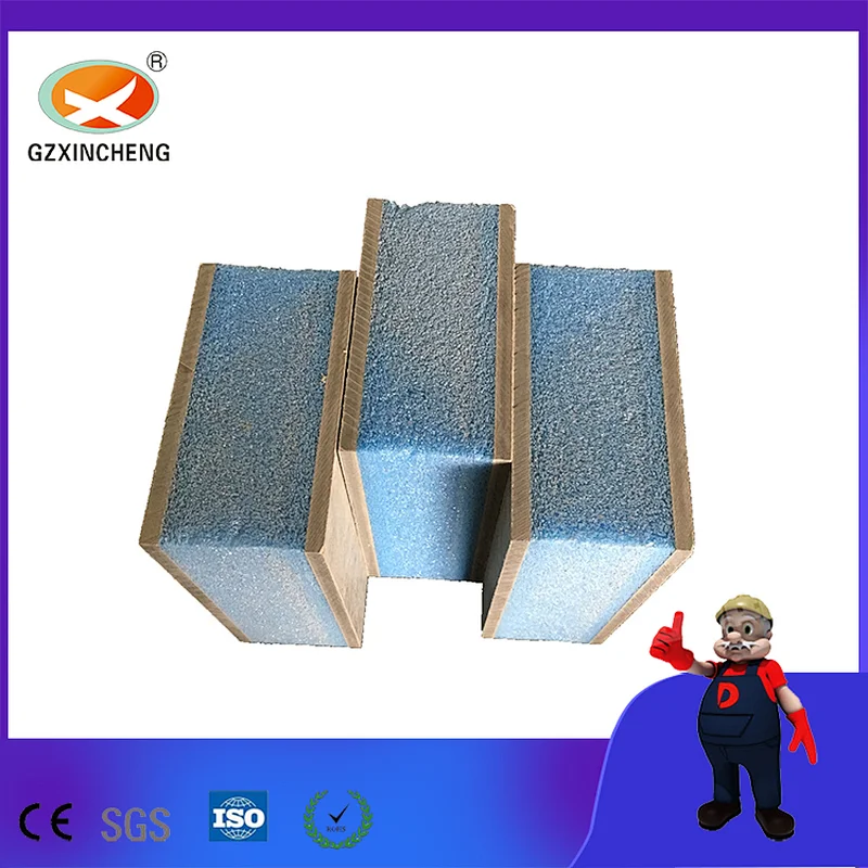 Fireproof Heat Insulation EPS XPS Fiber Cement Sandwich Panels SIP