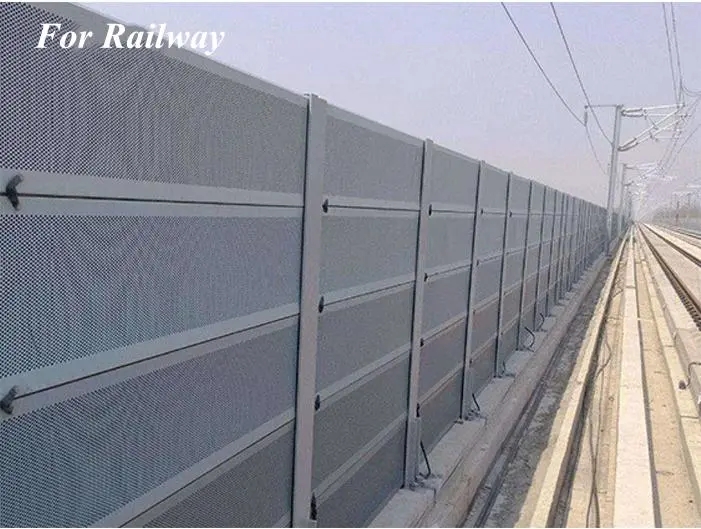 Application Noise barriers are mainly used for sound insulation and noise reduction in transportation and municipal facilities such as expressways,elevated composite roads, urban light rail subways, etc., to control the impact of traffic noise on nearby urban areas, and can also be used for sound insulation and noise reduction in factories and other noise sources.