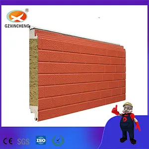 Customized Color Type PU Decorative Siding Sandwich Panel Exterior Wall Metal Insulation Board